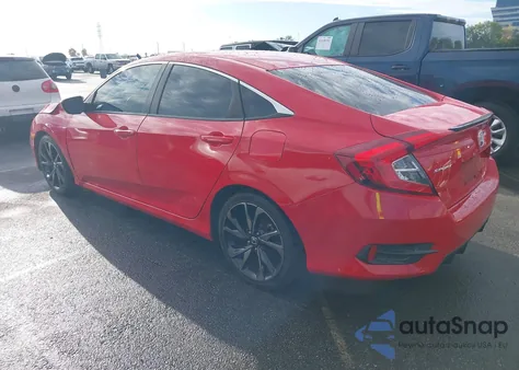2019 Honda Civic Sport from USA, damaged, VIN 2HGFC2F81KH516670